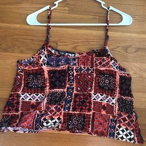 NWOT Romper crop top